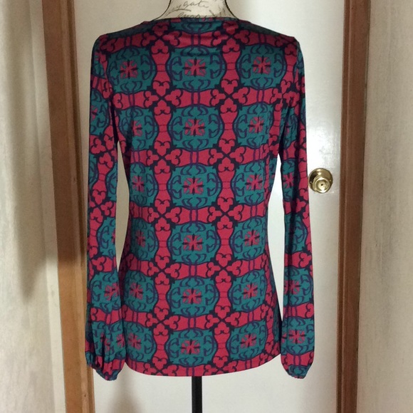 TRECY NEGOHIAN MULTICOLORED BLOUSE Spandex - Picture 4 of 5